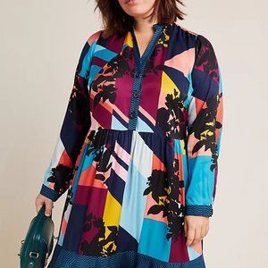 Maeve Gillian Abstract Shirtdress
